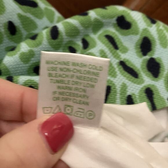 Lilly Pulitzer Women’s Little Master of the House Green Blue Shift Dress Size 2 - Picture 7 of 8